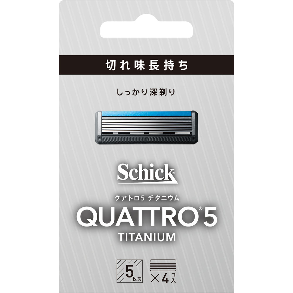 クアトロ５　チタニウム替刃 ４コ入 シック・ジャパン