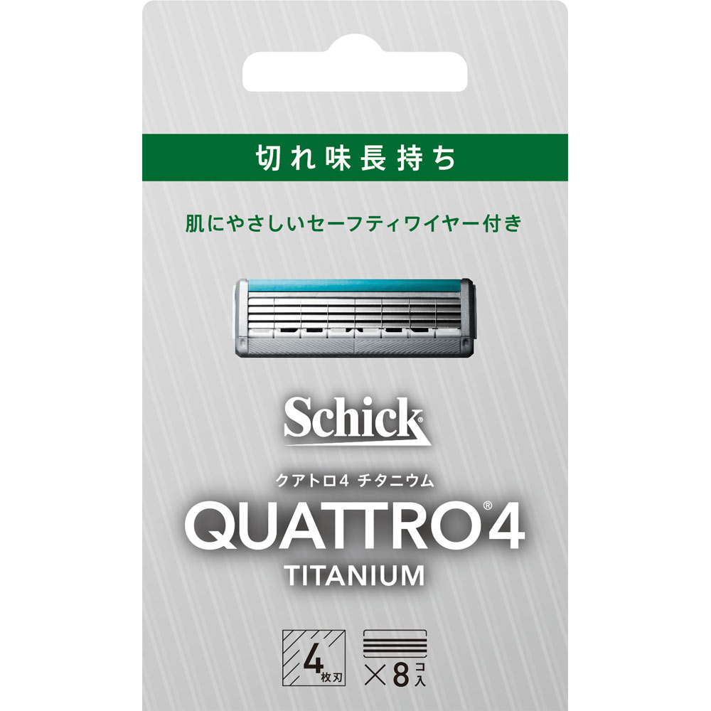 クアトロ４　チタニウム替刃 ８コ入 シック・ジャパン