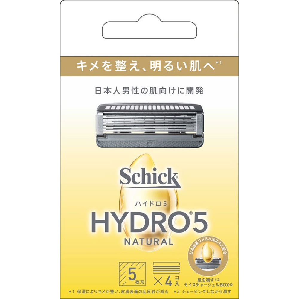シック ハイドロ５ ナチュラル 替刃 ４コ入 シック・ジャパン
