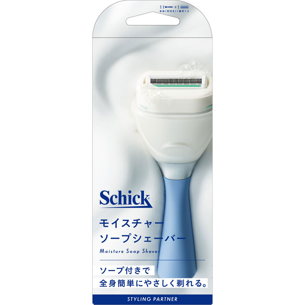 モイスチャーソープシェーバー　ホルダー 刃付＋替刃１個 シック・ジャパン