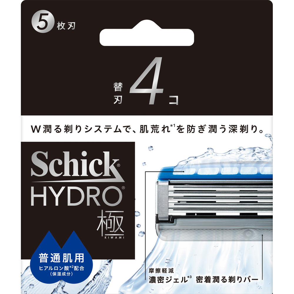 ハイドロ極　普通肌　替刃 ４コ入 シック・ジャパン