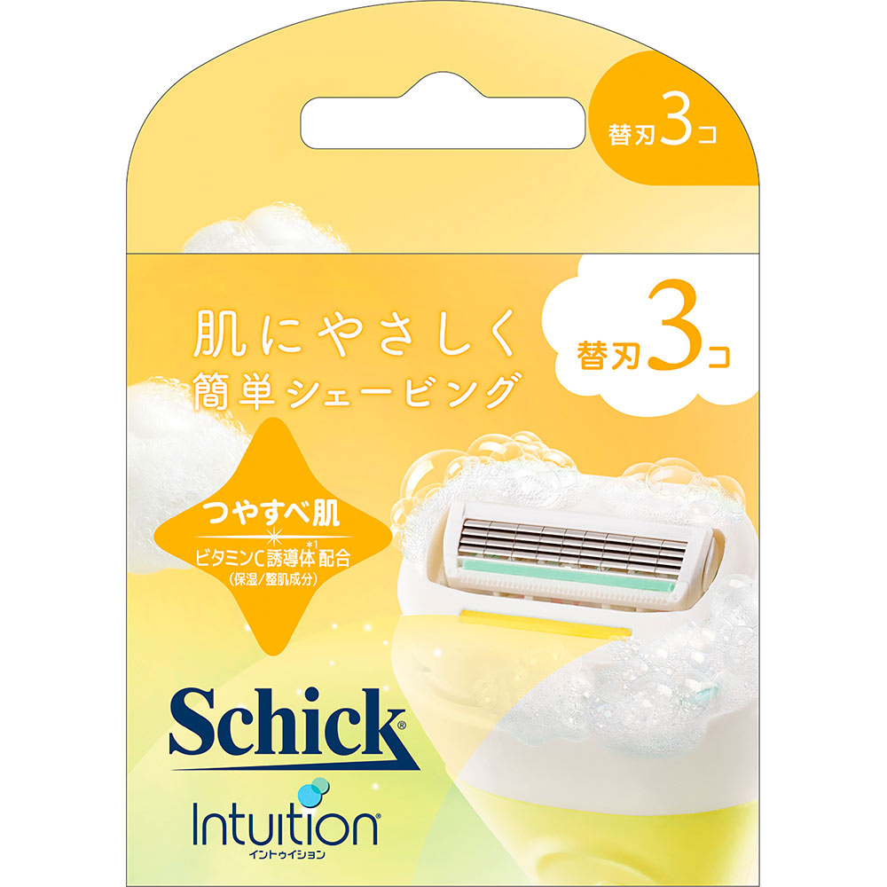 イントゥイション　つや肌　替刃 ３個入 シック・ジャパン