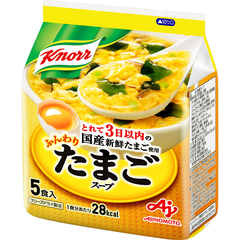 クノールふんわりたまごスープ袋 ５Ｐ 味の素