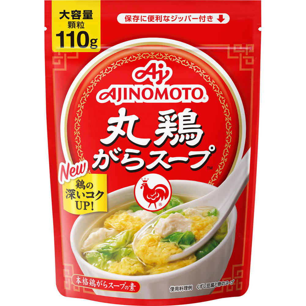 丸鶏がらスープ 袋 １１０ｇ 味の素