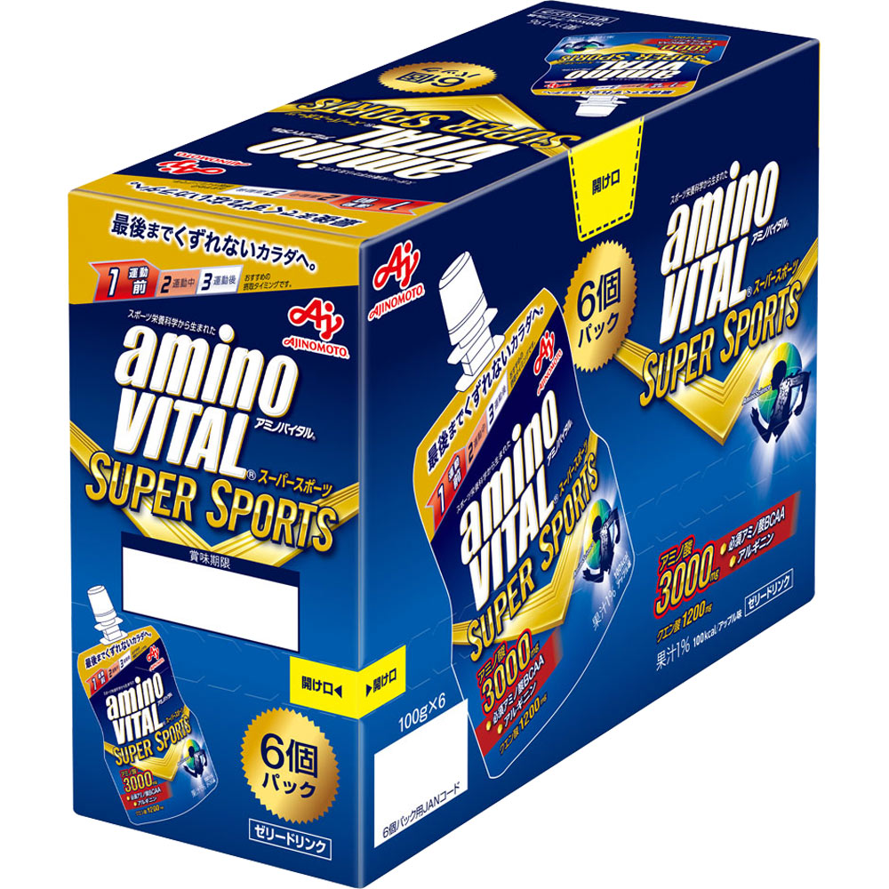 アミノバイタルゼリ－ スーパースポーツ １００ｇ×６ 味の素