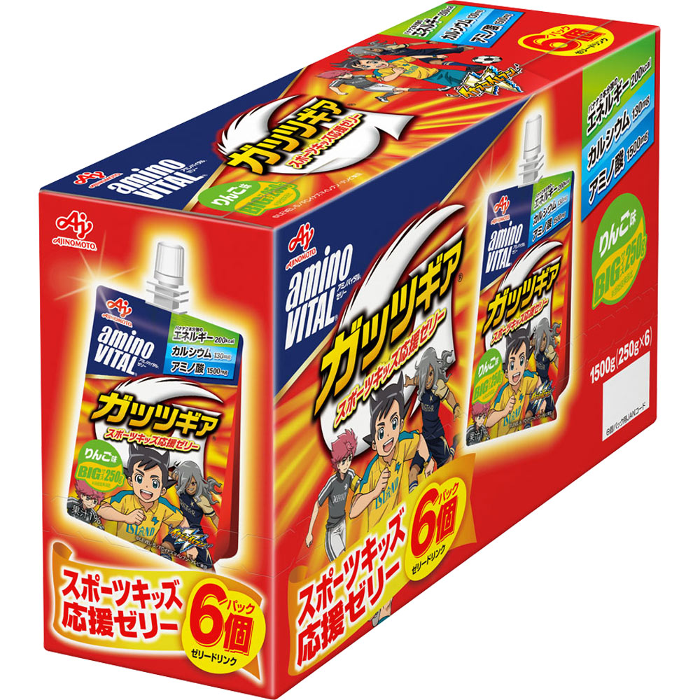 アミノバイタルゼリー ガッツギりんご ２５０ｇ×６ 味の素
