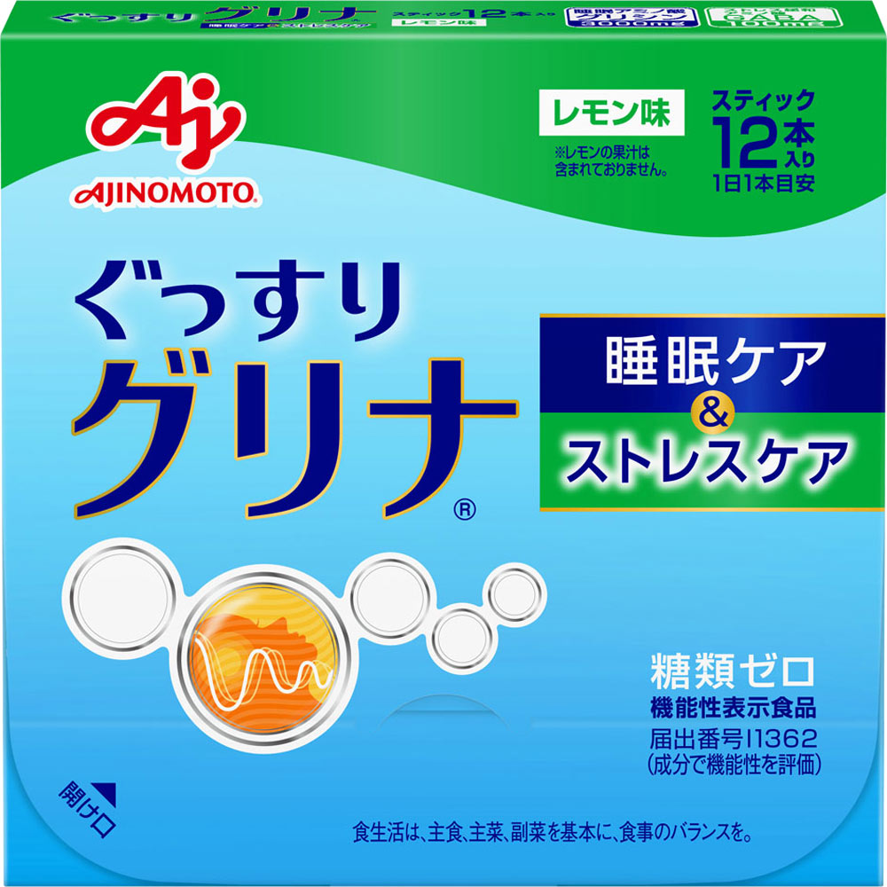 味の素　グリナ　睡眠＆ストレスケア １２包 味の素