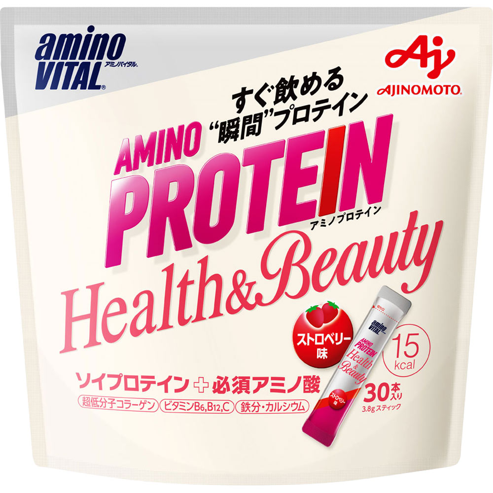 「アミノバイタルＲアミノプロテイン」ｆｏｒ ｗｏｍａｎ ストロベリー味 パウチ ３０包 味の素
