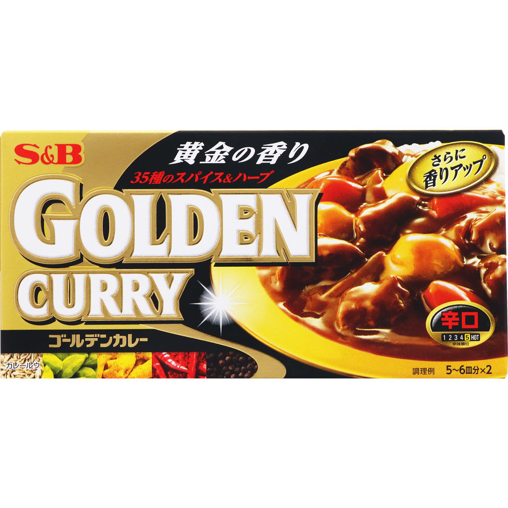 ゴールデンカレー 辛口 １９８ｇ ヱスビー食品