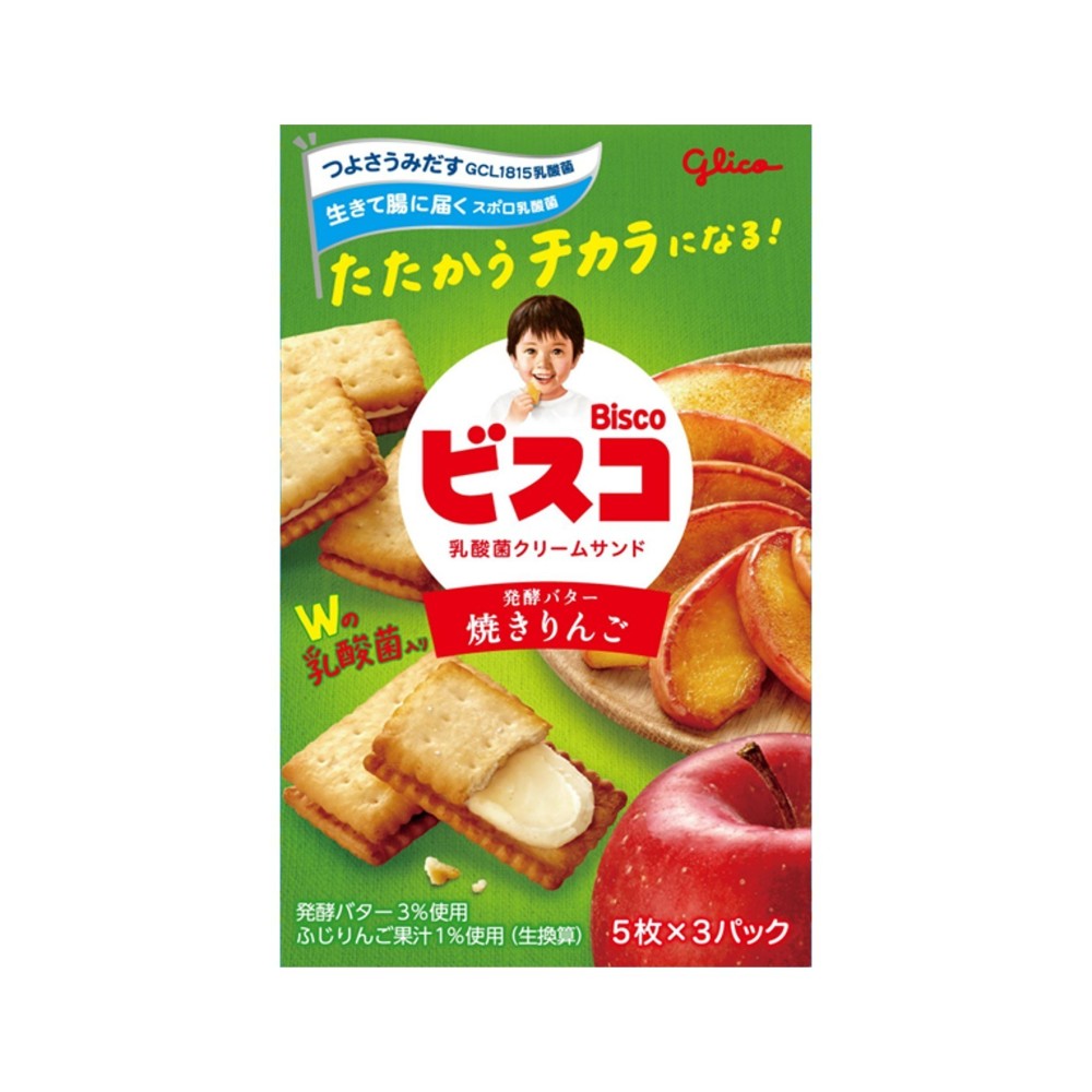 ビスコ＜焼きりんご＞ １５枚 江崎グリコ