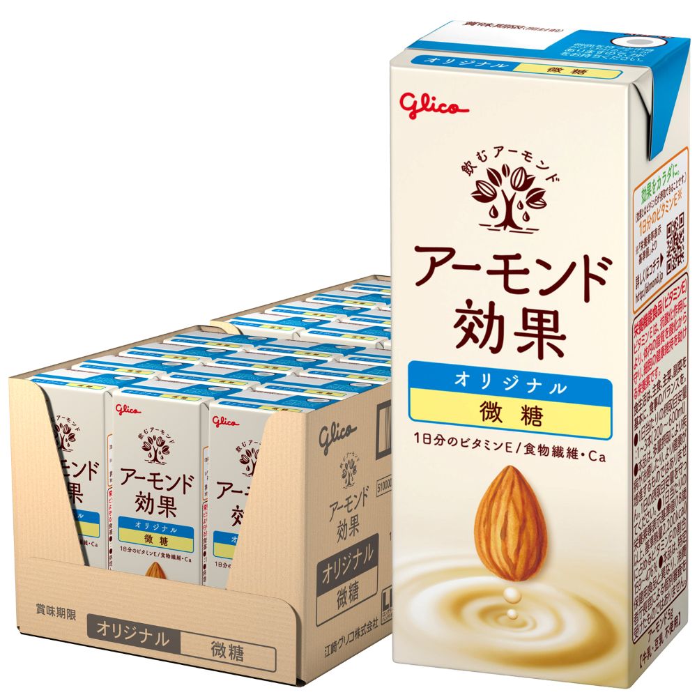 アーモンド効果　オリジナル微糖 ２００ｍＬ×１２ 江崎グリコ