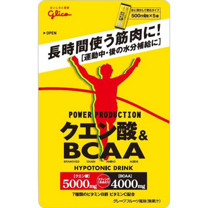 パワープロダクション クエン酸&BCAAハイポトニックドリンク ６２ｇ 江崎グリコ