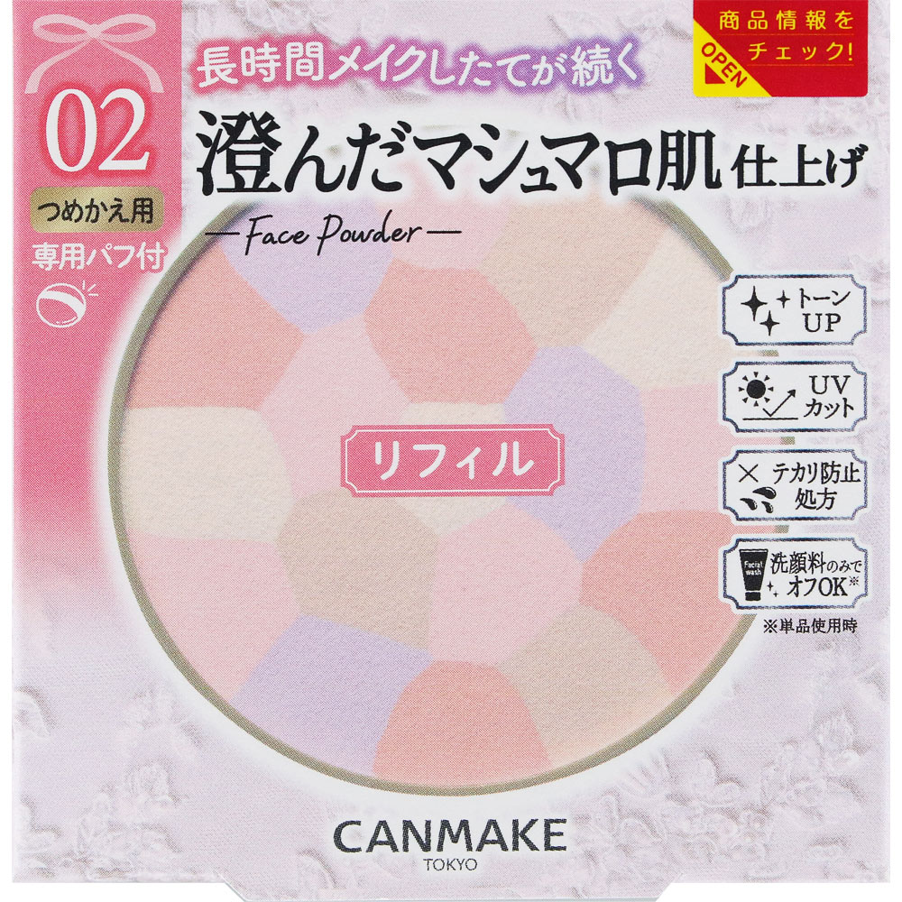 キャンメイク　マシュマロフィニッシュパウダー　～Ａｂｌｏｏｍ～　リフィル０２ ＿ 井田ラボラトリーズ