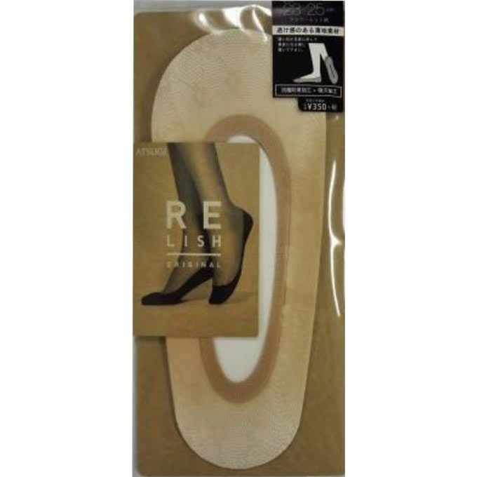 レリッシュ フラワーネット柄 フットカバー 2325 ベビー アツギ