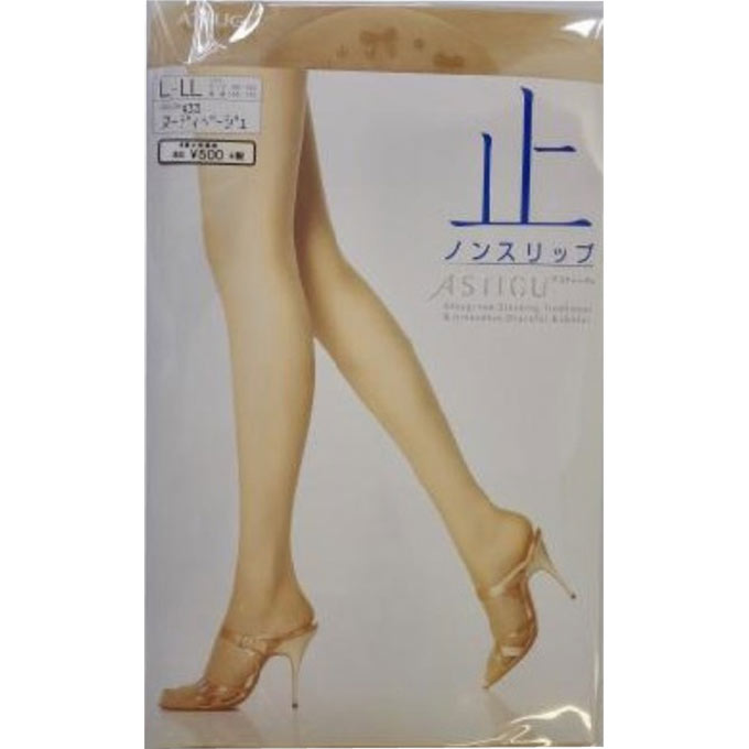アスティーグ止 サマーノンスリップ ＬＬＬヌーディベージュ アツギ