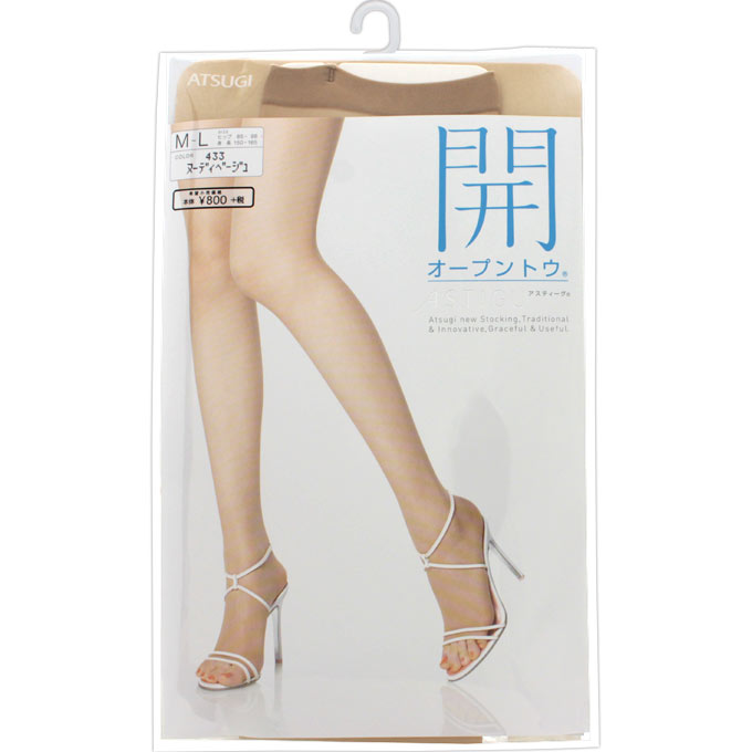 ASTIGU 開 オープントウ ＭＬヌーディー アツギ