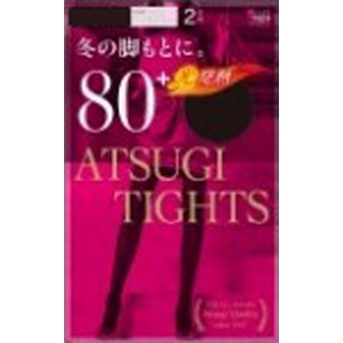 アツギタイツ ８０ ＬＬＬクロ アツギ