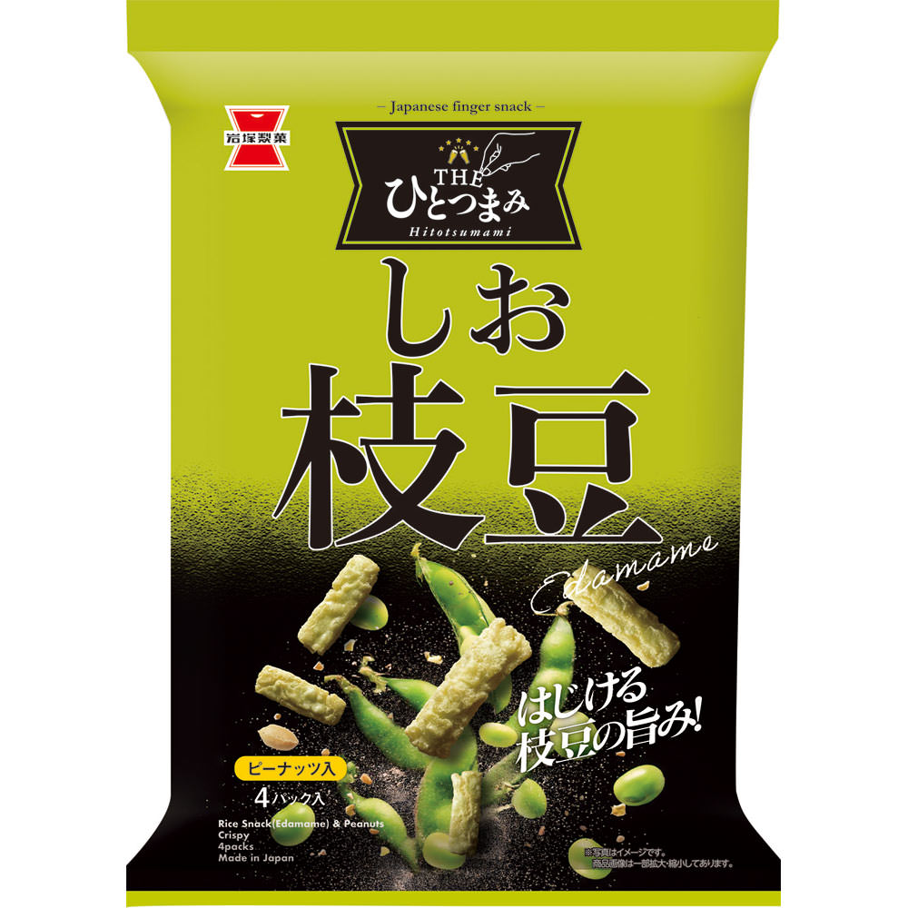 ＴＨＥひとつまみ しお枝豆 ７０ｇ 岩塚製菓