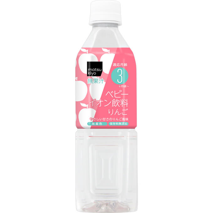 ｍａｔｓｕｋｉｙｏ ベビーイオン飲料りんご ５００ｍｌ