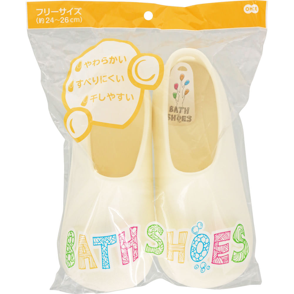 バスシューズ アイボリー ＿ オーエ