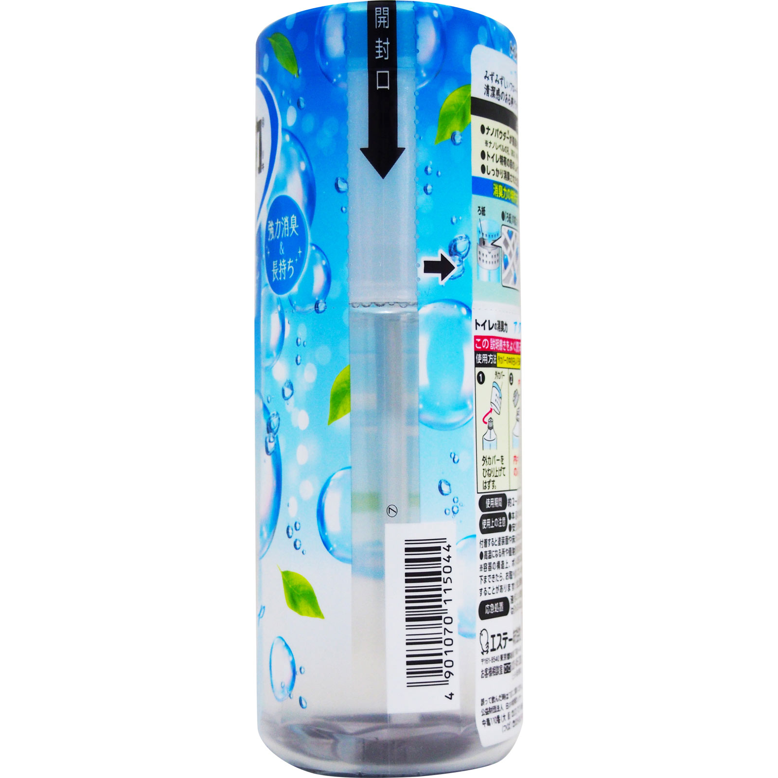 フレッシュパワー消臭力トイレ用アクアソープ ４００ｍｌ エステー