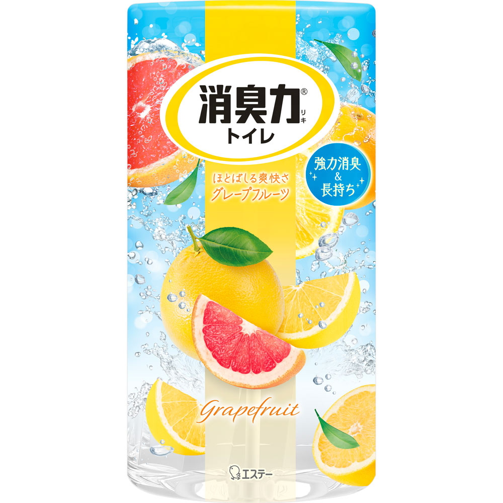 トイレの消臭力 消臭芳香剤 トイレ用 置き型 グレープフルーツの香り ４００ｍｌ エステー