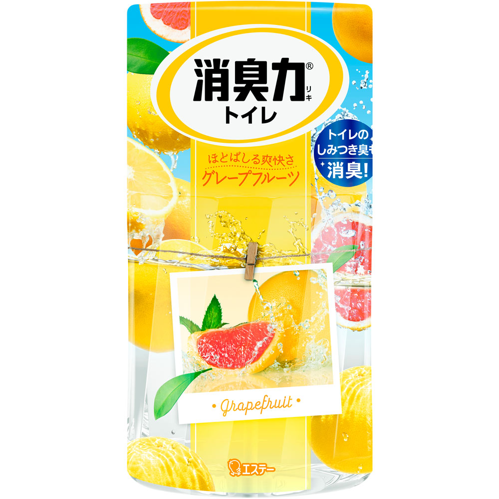 トイレの消臭力 消臭芳香剤 トイレ用 置き型 グレープフルーツの香り ４００ｍｌ エステー