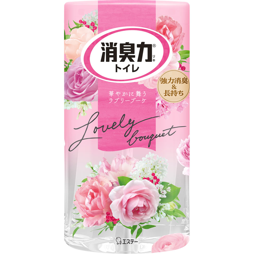 トイレの消臭力 消臭芳香剤 トイレ用 置き型 ラブリーブーケの香り ４００ｍｌ エステー