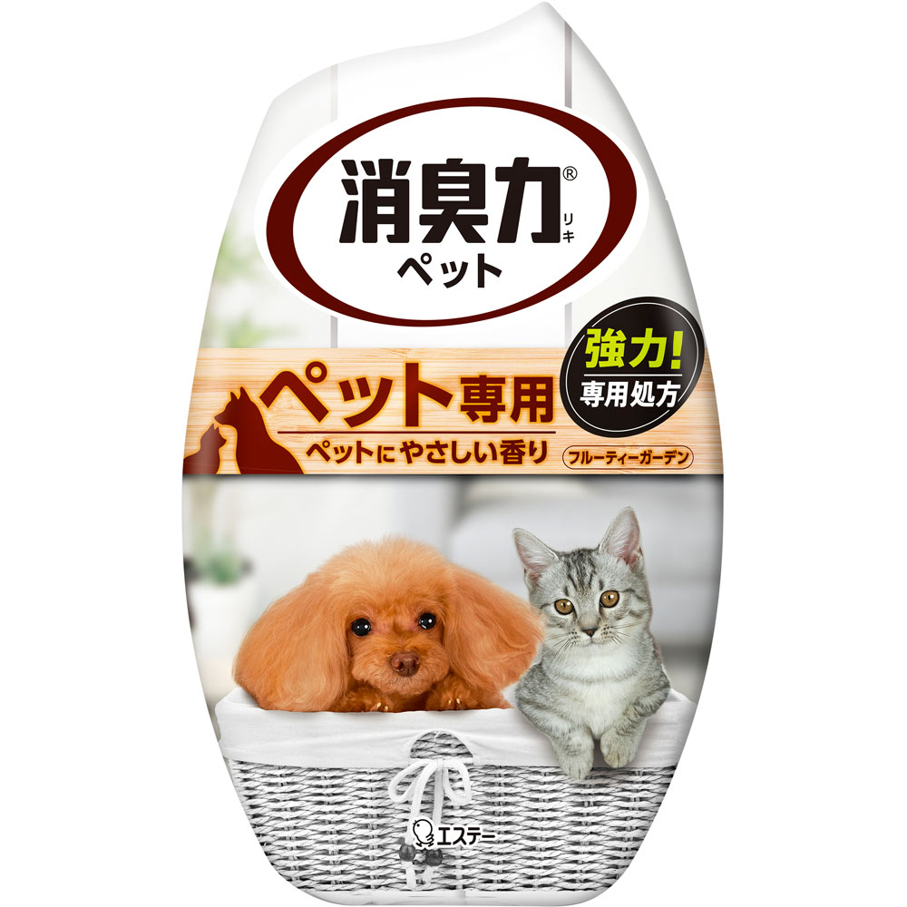 お部屋の消臭力 消臭芳香剤 部屋用 置き型 ペット用フルーティガーデンの香り ４００ｍｌ エステー