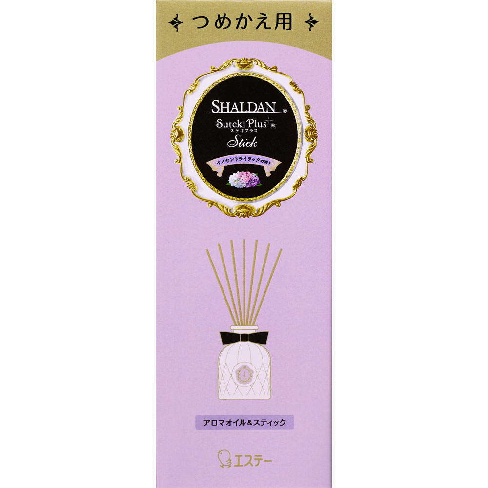 SHALDAN ステキプラス Stick つめかえ イノセントライラックの香り ４５ｍｌ エステー