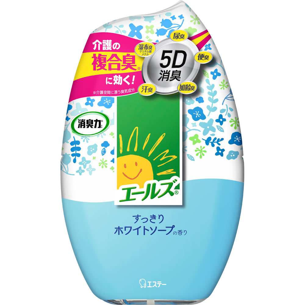 エールズ 消臭力 すっきりホワイトソープ ４００ｍｌ エステー