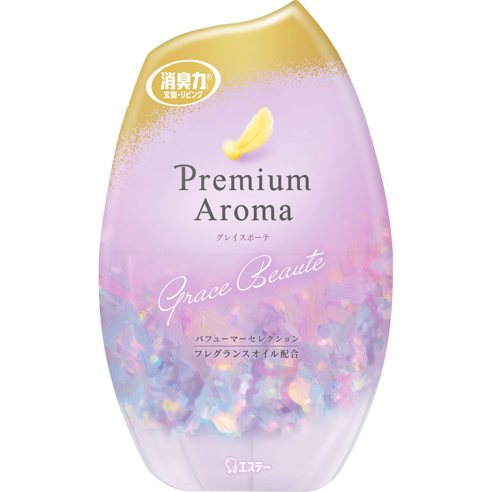 お部屋の消臭力 プレミアムアロマ Ｐｒｅｍｉｕｍ Ａｒｏｍａ 消臭芳香剤 部屋用 玄関 リビング 部屋 置き型 グレイスボーテ ４００ｍｌ エステー