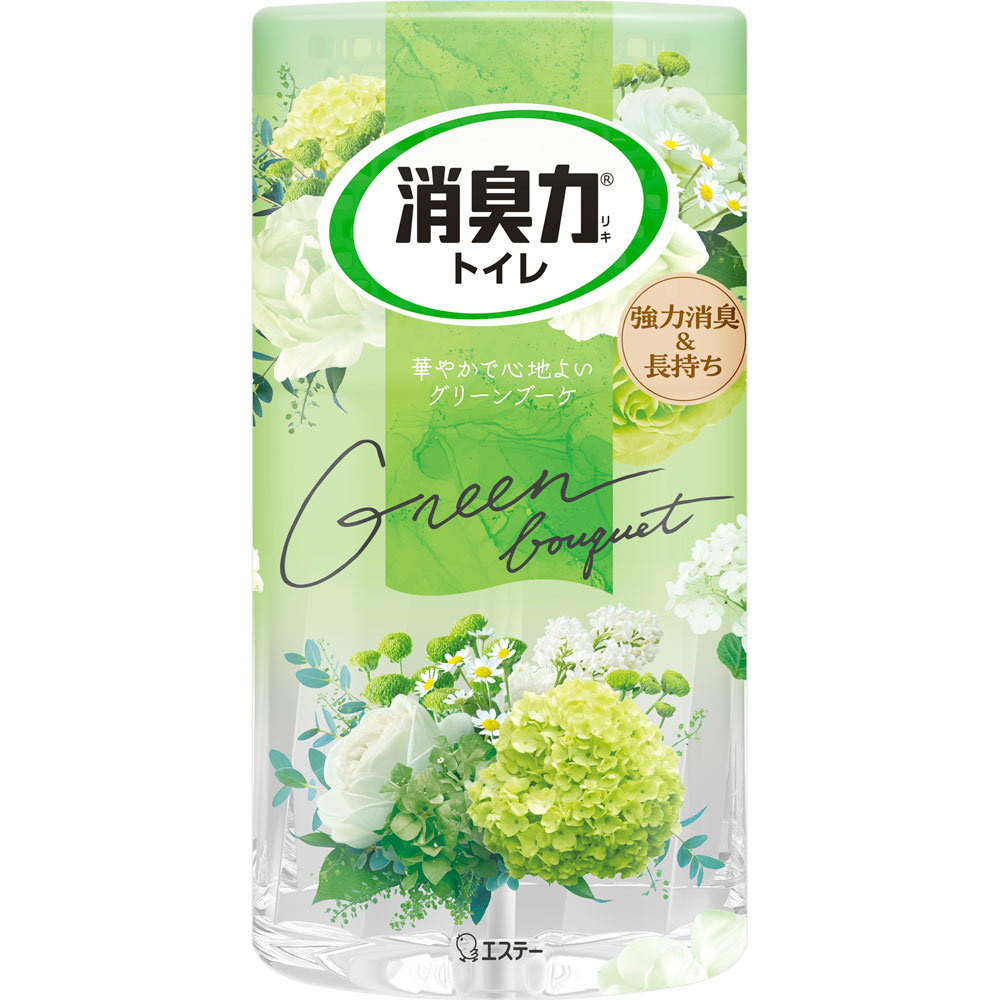 トイレの消臭力 消臭芳香剤 トイレ用 置き型 グリーンブーケの香り ４００ｍｌ エステー