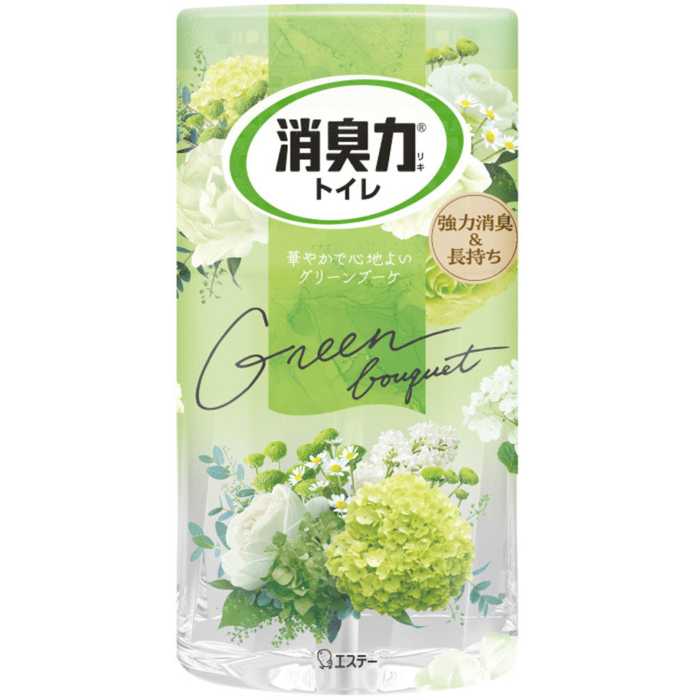 トイレの消臭力 消臭芳香剤 トイレ用 置き型 グリーンブーケの香り ４００ｍｌ エステー