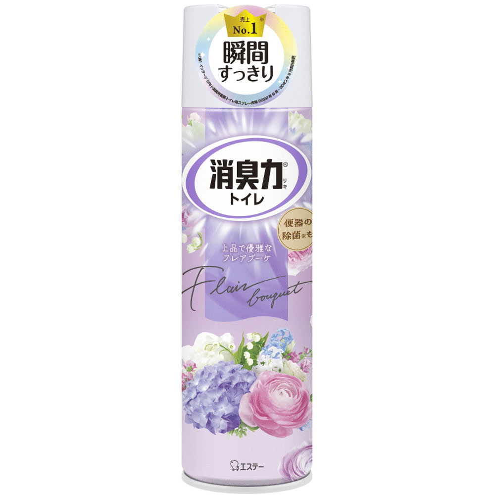 トイレの消臭力スプレー　フレアブーケ ３６５ｍｌ エステー