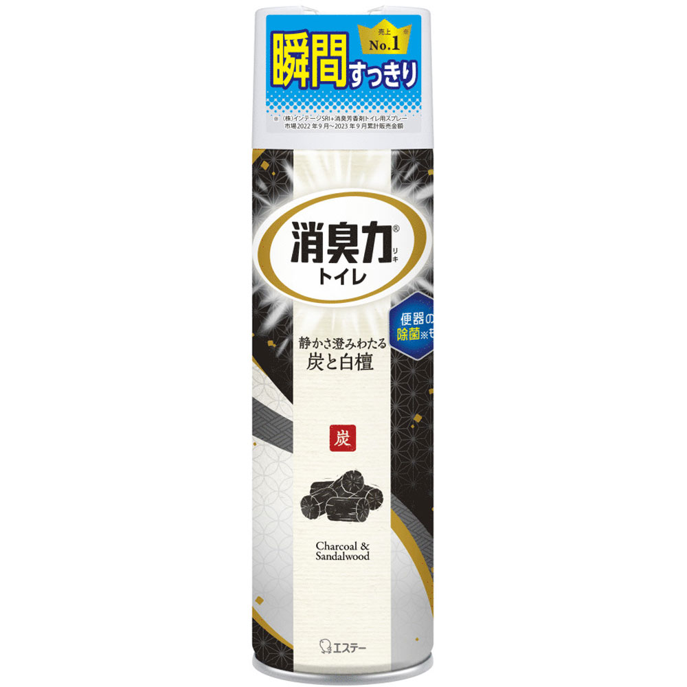 トイレの消臭力スプレー　炭と白檀 ３６５ｍｌ エステー