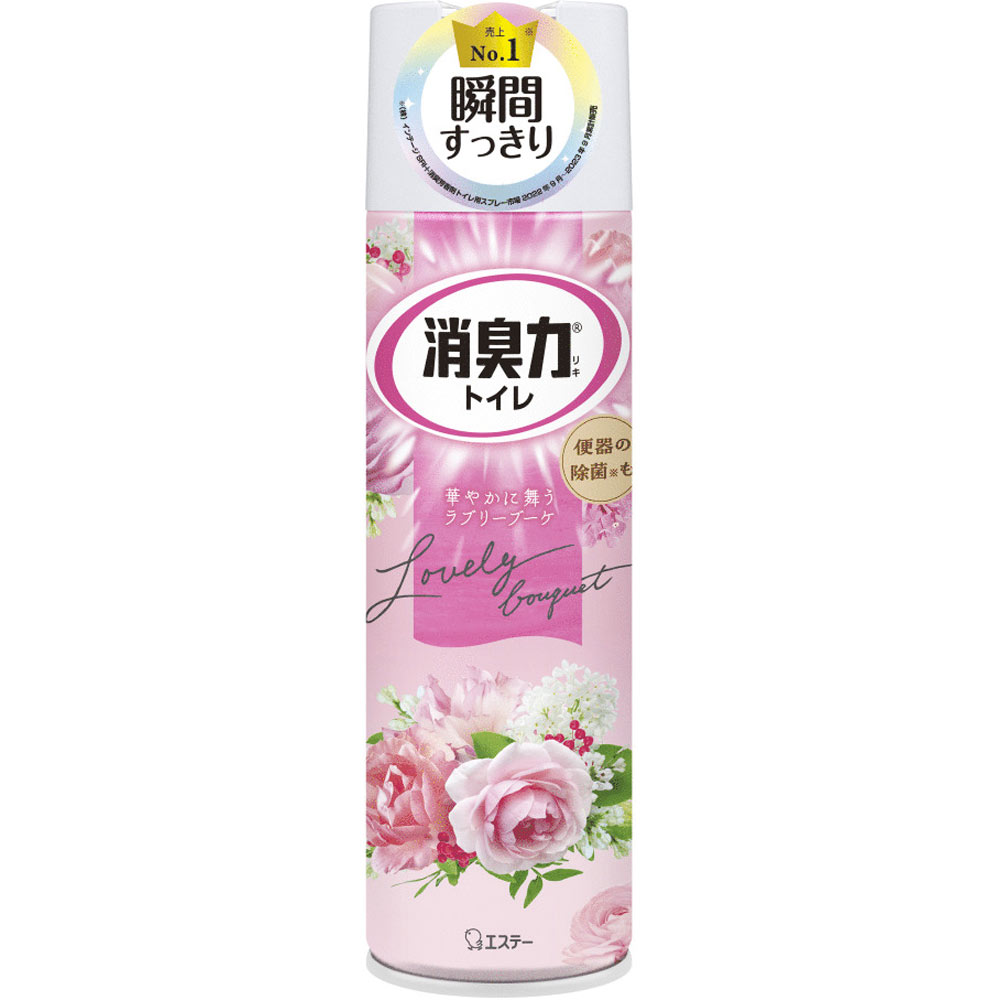 トイレの消臭力スプレー　ラブリーブーケ ３６５ｍｌ エステー