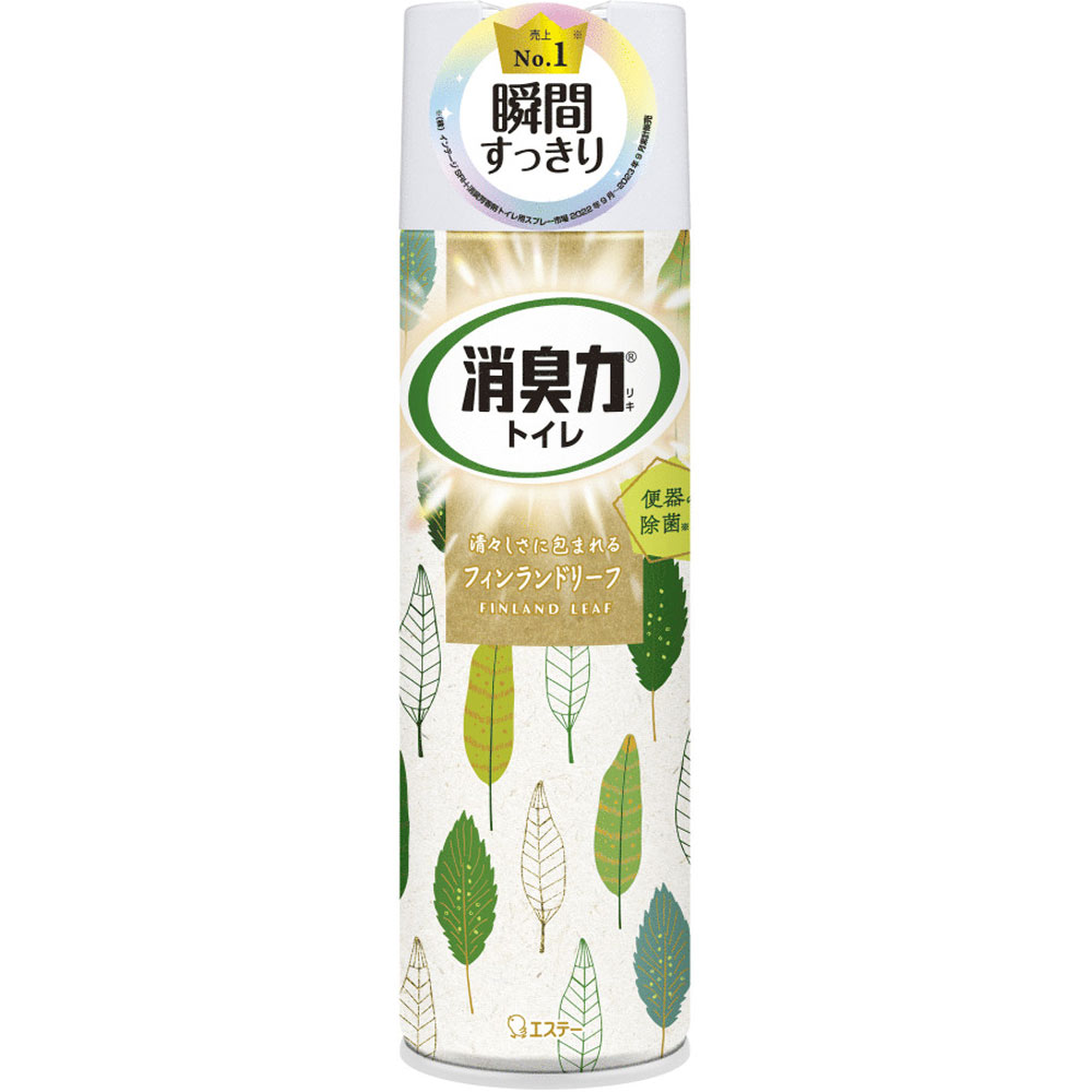 トイレの消臭力スプレー　フィンランドリーフ ３６５ｍｌ エステー