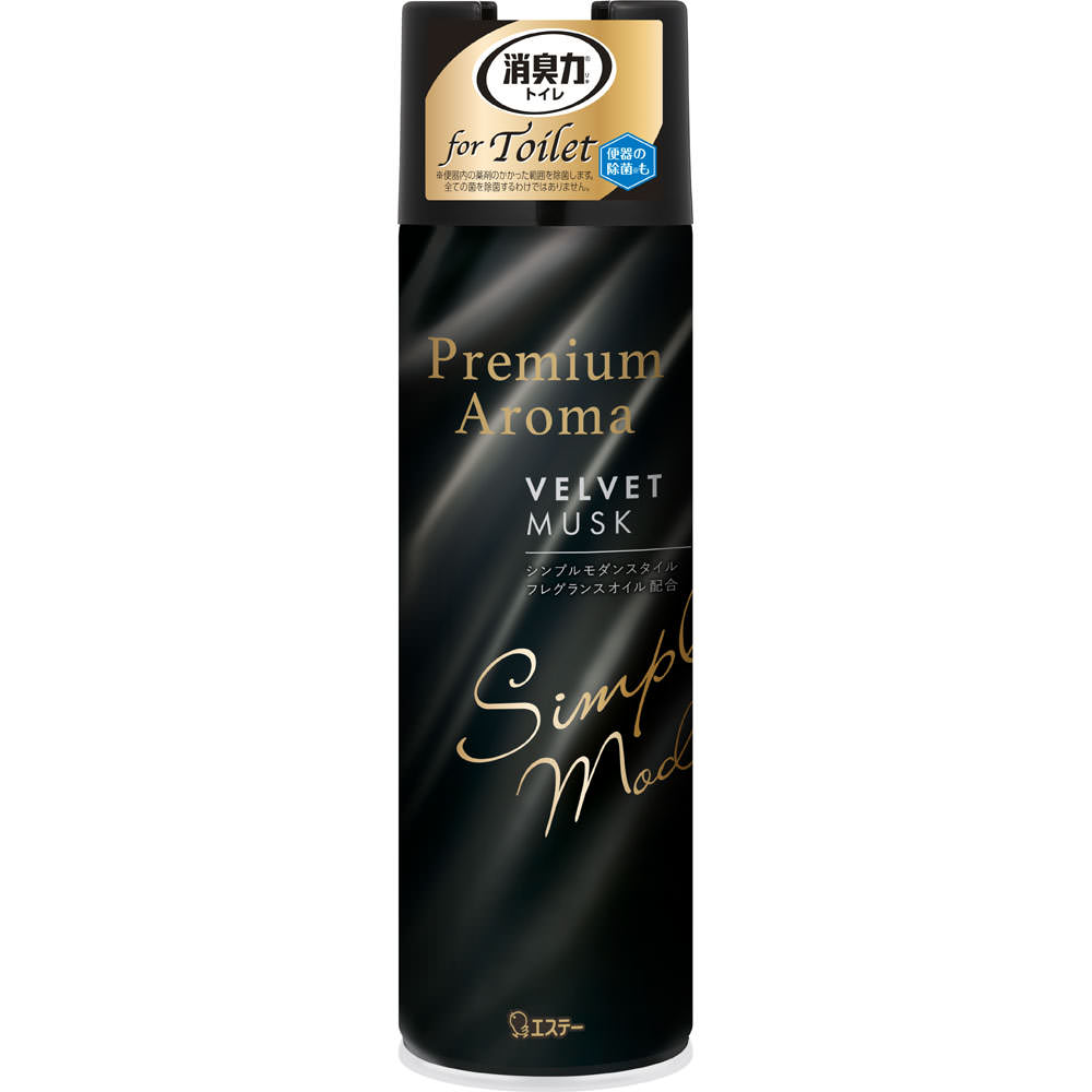 トイレの消臭力 Ｐｒｅｍｉｕｍ Ａｒｏｍａ スプレー ベルベットムスク ３６５ｍｌ エステー