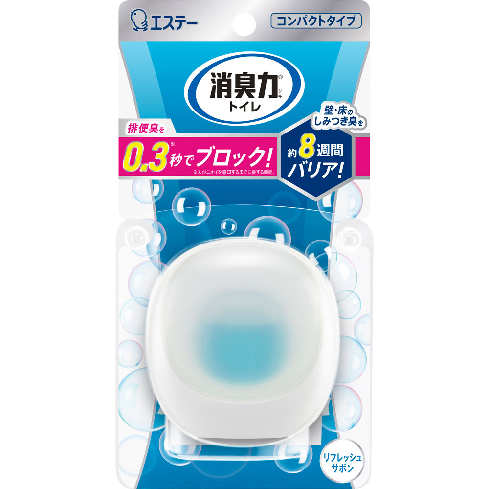 消臭力　コンパクト　トイレ用　本体　リフレッシュサボン ６ｍｌ エステー