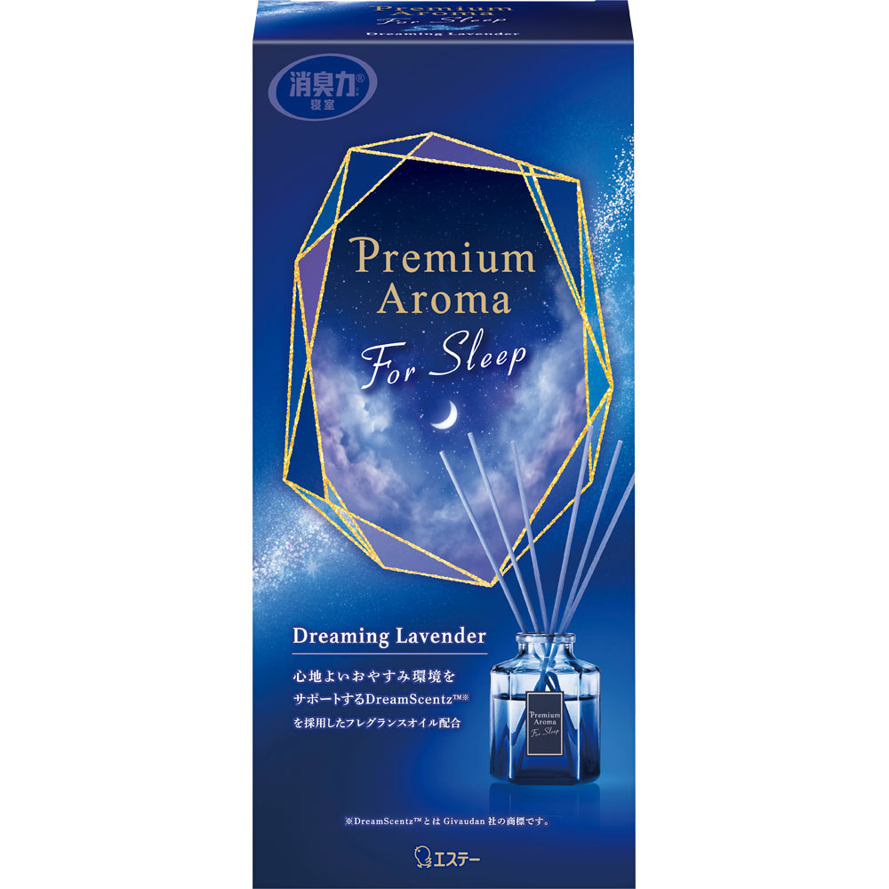お部屋の消臭力　Ｐｒｅｍｉｕｍ　Ａｒｏｍａ　Ｆｏｒ　Ｓｌｅｅｐ　Ｓｔｉｃｋ　本体　ドリーミングラベンダー ５０ｍｌ エステー