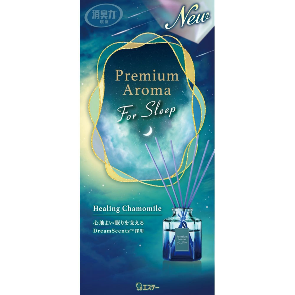 お部屋の消臭力　Ｐｒｅｍｉｕｍ　Ａｒｏｍａ　Ｆｏｒ　Ｓｌｅｅｐ　Ｓｔｉｃｋ　本体　ヒーリングカモミール ５０ｍｌ エステー