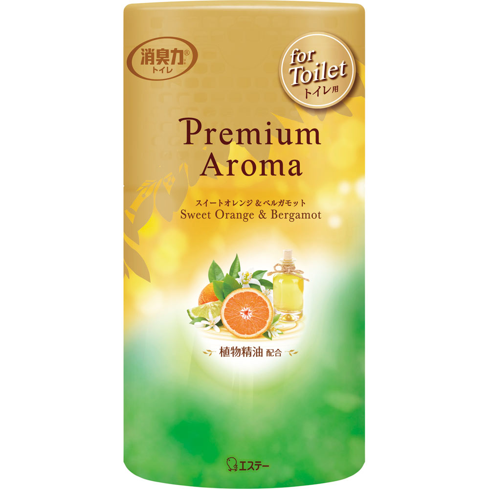 トイレの消臭力 Ｐｒｅｍｉｕｍ Ａｒｏｍａ スイートオレンジ＆ベルガモット ４００ｍｌ エステー