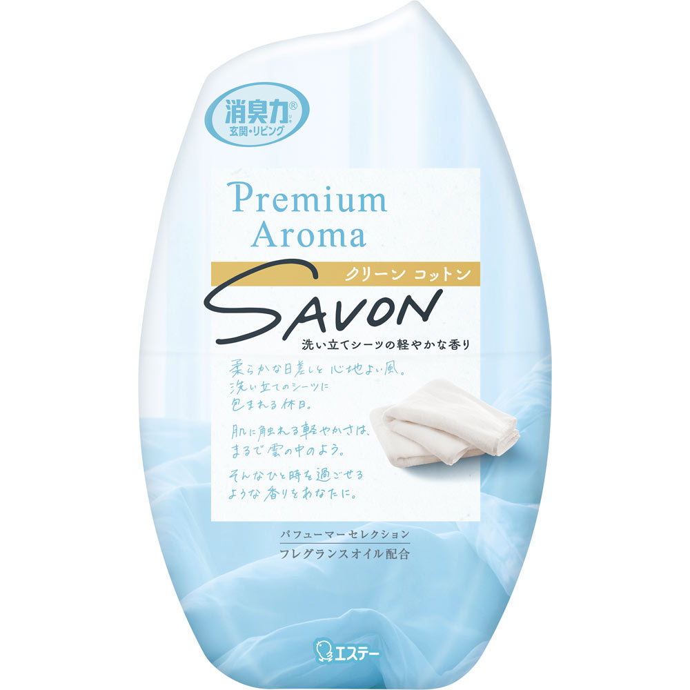 お部屋の消臭力 Ｐｒｅｍｉｕｍ Ａｒｏｍａ クリーンコットン ４００ｍｌ エステー
