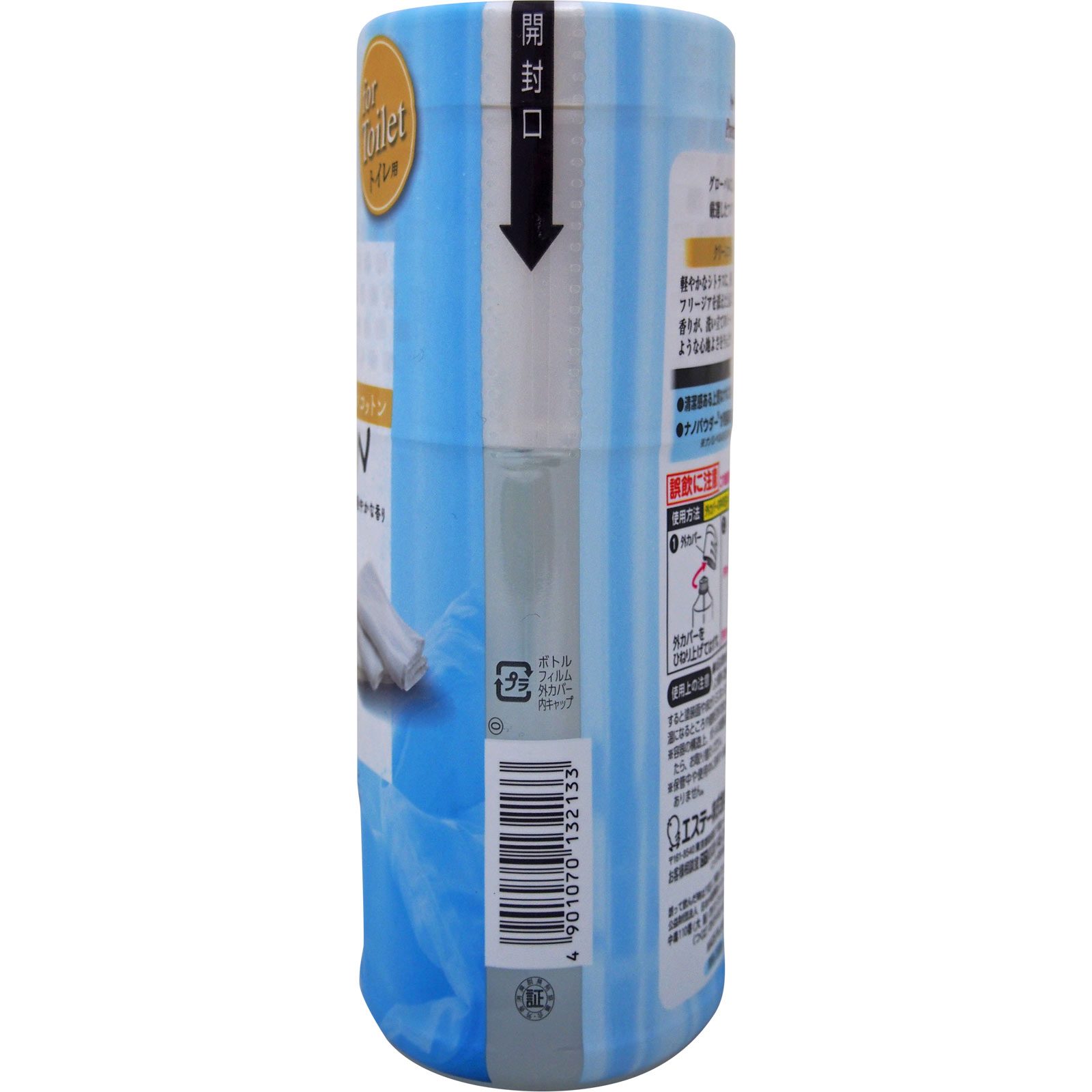 トイレの消臭力 Ｐｒｅｍｉｕｍ Ａｒｏｍａ クリーンコットン ４００ｍｌ エステー