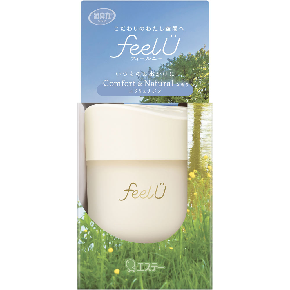 消臭力 クルマ用 feelU ゲル 本体 エクリュサボン | マツキヨ