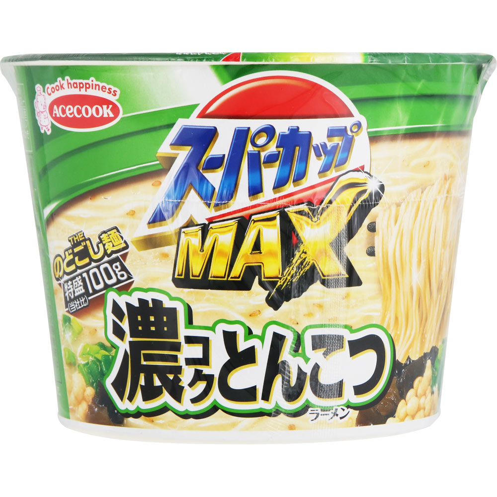 スーパーカップＭＡＸ とんこつラーメン １２０ｇ エースコック