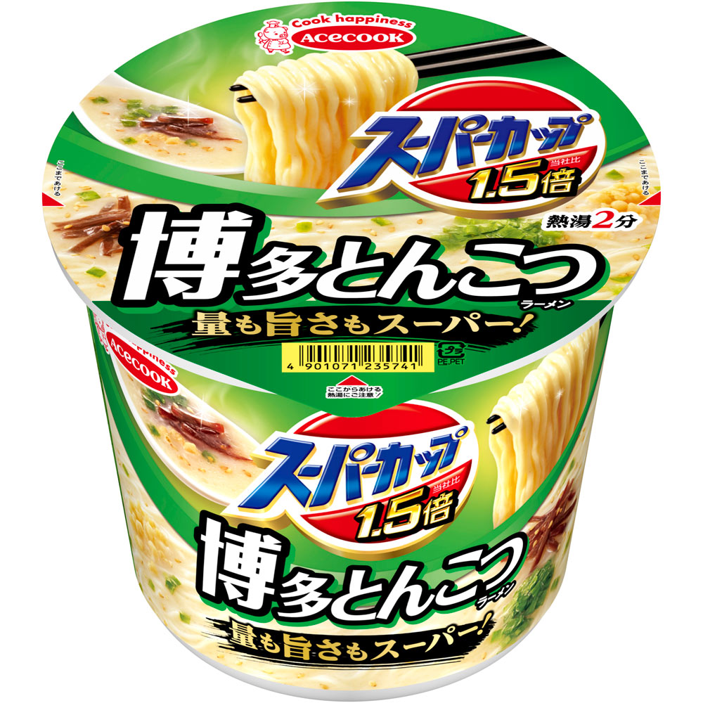スーパーカップ１．５倍　とんこつラーメン １１１ｇ エースコック