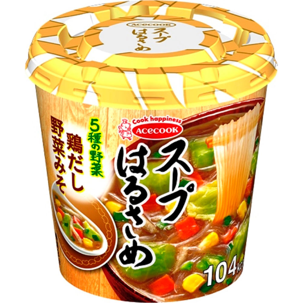 スープはるさめ 鶏だし野菜みそ ３３ｇ エースコック