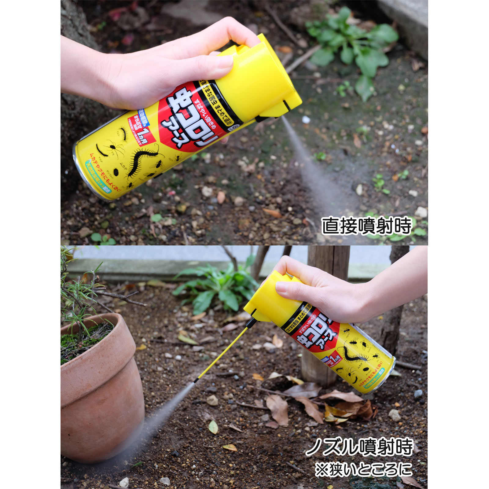 虫コロリアース （エアゾール）  ムカデ クモ アリ 害虫 駆除 退治 スプレー ３００ｍｌ アース製薬